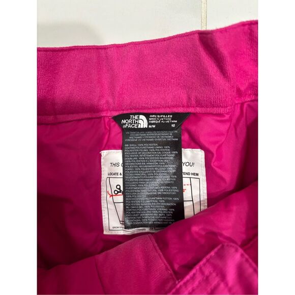 THE NORTH FACE Girls Snowpants North Face Freedom Fuchsia Pink - Picture 6 of 7